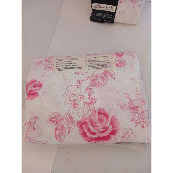 Vintage Wabasso Set of Double Bottom Fitted Sheet and 2 Regular Pillow Slips - Picture 5 of 5